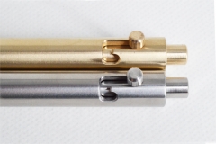 Customized Brass titanium Bolt Action Pen with Retractable Stylus Tip for Business Graduation Birthday(Original)