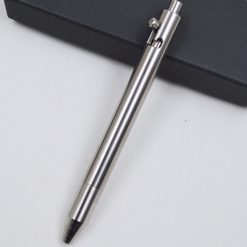 Multifunctional Mini Edc Titanium Bolt Action Pen for Stylish Signature Office, Business, EDC Gift,outdoor