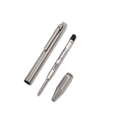 New Release EDC Titanium Metal Pen Bolt Action Pen with Replaceable Refill Ballpoint Pens in Business Office for Daily Use