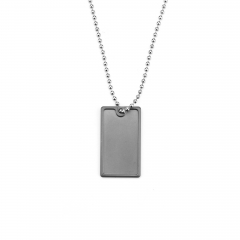 Wholesale Engraving Custom Advertising Gift Logo PVD Metal Titanium Blank Tag