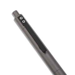 Ultralight EDC Retract Refill Metal Pens Click Gift Pen with Clip for Business Office Daily Use