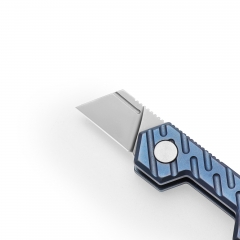 Manufacturer Customized Mini Pocket Utility Knife EDC 17mm Paper Cutter with Keychain for Easy Carry Tool