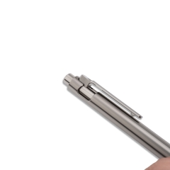 New Release EDC Titanium Metal Pen Bolt Action Pen with Replaceable Refill Ballpoint Pens in Business Office for Daily Use
