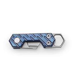 Manufacturer Customized Mini Pocket Utility Knife EDC 17mm Paper Cutter with Keychain for Easy Carry Tool