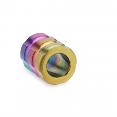 Customized Color & Surface Knife Bead Umbrella Rope Buckle Lanyard Titanium Pendant Bead Outdoor