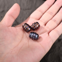 Durable Titanium EDC Paracord Lanyard Bead Lanyard Keychain Paracord Knife Beads Metal Charms Accessories