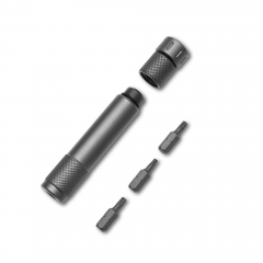 Multi-purpose screwdriver sealed compartment aluminum alloy precision sealed compartment can hold screwdriver