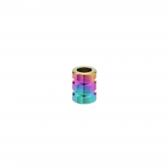 Customized Color & Surface Knife Bead Umbrella Rope Buckle Lanyard Titanium Pendant Bead Outdoor