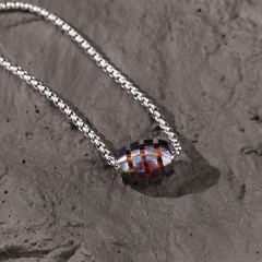 Durable Titanium EDC Paracord Lanyard Bead Lanyard Keychain Paracord Knife Beads Metal Charms Accessories