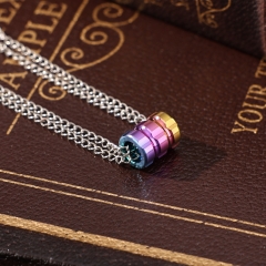 Customized Color & Surface Knife Bead Umbrella Rope Buckle Lanyard Titanium Pendant Bead Outdoor