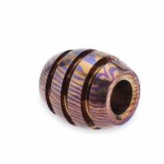 Durable Titanium EDC Paracord Lanyard Bead Lanyard Keychain Paracord Knife Beads Metal Charms Accessories