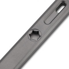 Multi Function Keychain Pry Tool EDC Key Chain Crowbar Titanium Pocket Tool Pry Bar With Timascus Inserts