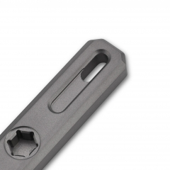 Multi Function Keychain Pry Tool EDC Key Chain Crowbar Titanium Pocket Tool Pry Bar With Timascus Inserts