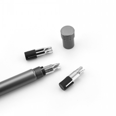 Aluminum Screwdriver Handle Holder Repair Hand Tools Screwdriver Bit Holder hold 9pcs bits