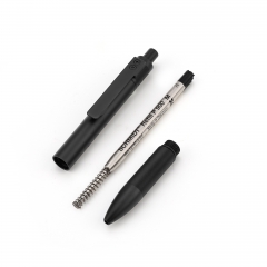 Expertly Crafted Titanium Alloy Bolt Action Pen Equipped with D1 Refill EDC Tool