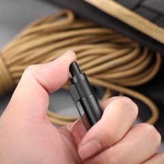 Expertly Crafted Titanium Alloy Bolt Action Pen Equipped with D1 Refill EDC Tool