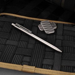 Customized EDC Tactical Ballpoint Pocket Pens Custom Logo Package Titanium Click Pen