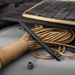Expertly Crafted Titanium Alloy Bolt Action Pen Equipped with D1 Refill EDC Tool
