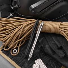 D1 Short Titanium Bolt Action Pen EDC Mini Durable Ballpoint Pen Metal Writing Tactical Pocket Pen for Outdoor Writing