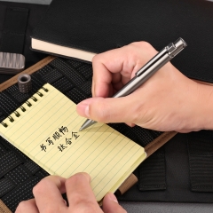 D1 Short Titanium Bolt Action Pen EDC Mini Durable Ballpoint Pen Metal Writing Tactical Pocket Pen for Outdoor Writing