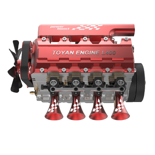 Toyan Four-cylinder Four-stroke Water Cooling Nitro Model Engine FS-L400