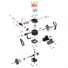 Toyan DIY 4 Stroke Methanol RC Engine FS-S100AC