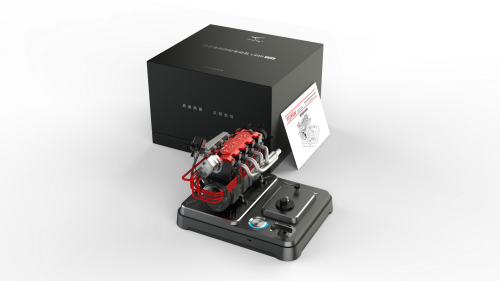 TOYAN FS-L400BGD-XP Mini Four Stroke Methanol Gasoline Universal Edition Four Cylinder Engine Gift Box Edition (including starter base)