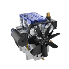 TOYAN X-POWER-A Tuoyang engine dual cylinder water-cooled methanol assembly model engine mechanical toy four stroke