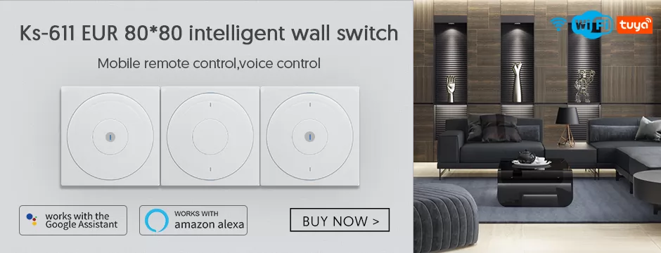 Smart US Wireless Kinetic Switch No Battery Wall Light Smart Switches,Remote  Control - Milfra