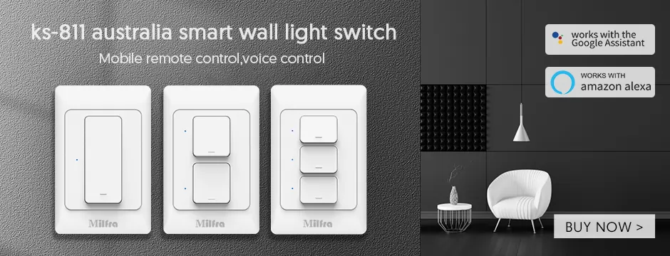Smart US Wireless Kinetic Switch No Battery Wall Light Smart Switches,Remote  Control - Milfra