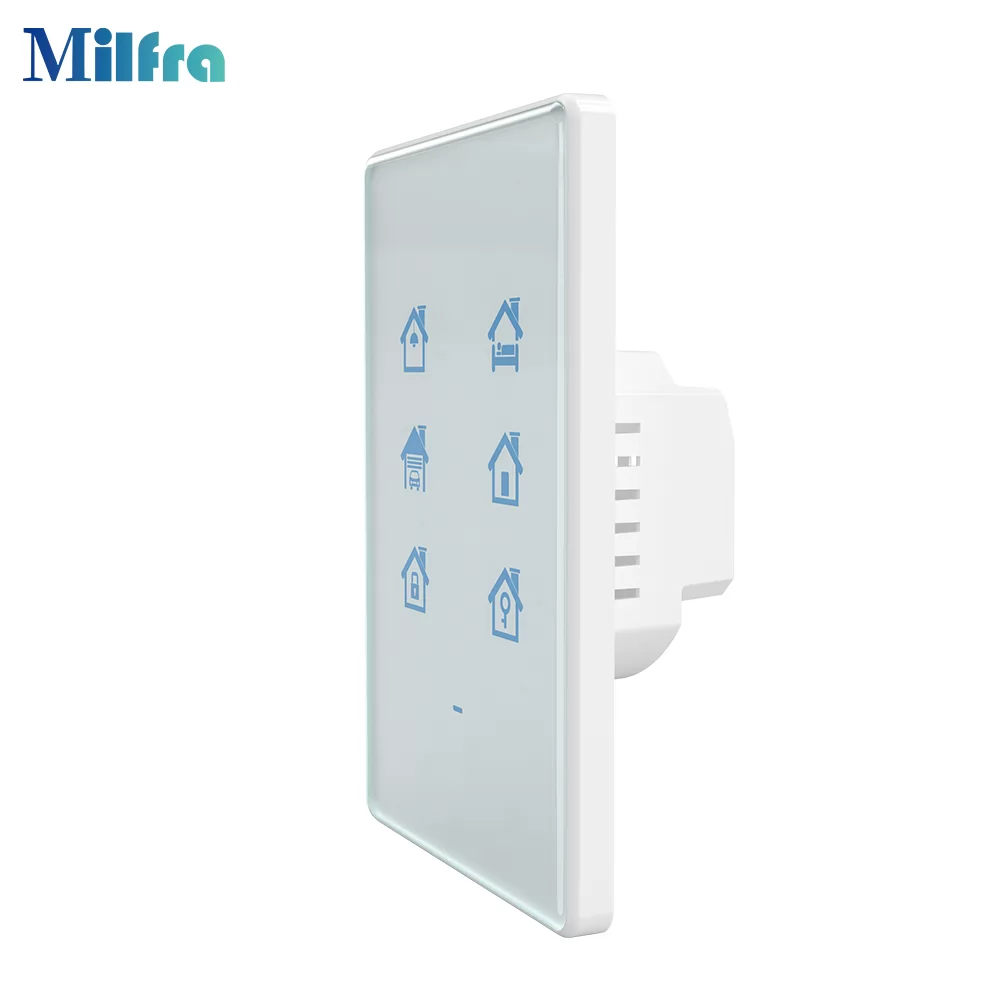 Milfra Wifi Led Dimmer Switch US Digital Touch Light Switch Tuya Smart Life  2 Packs