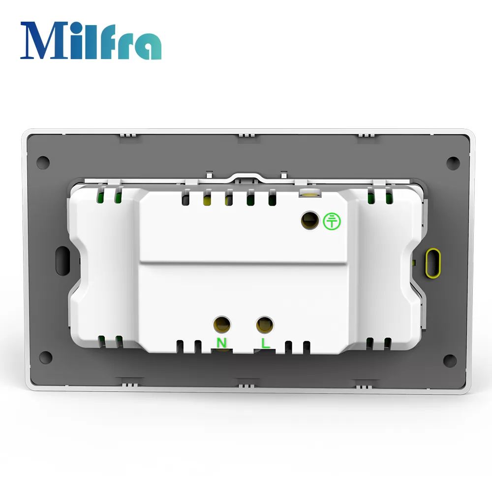 Milfra US Smart Wi-Fi Duplex TR Receptacle with 2.1A USB charge