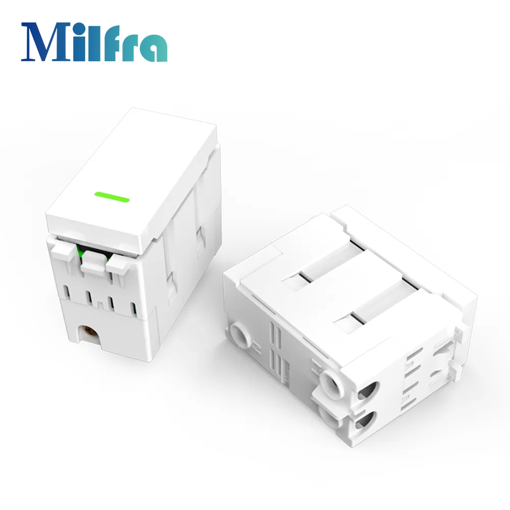 Milfra Smart Mini Switch compatible for Amazon Alexa and Google TB31 Mini Wifi Light Wall Switch