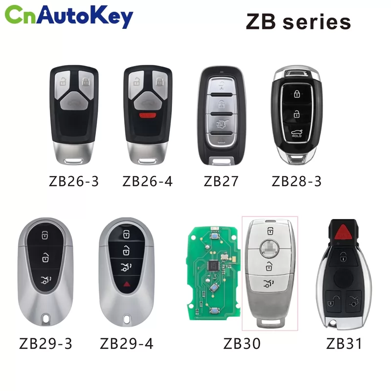 KEYDIY KD ZB Series ZB26 ZB27 ZB28 ZB29 ZB30 ZB31 For Audi For Benz For BMW Style Smart Remote Key For KD-X2 Key Programmer