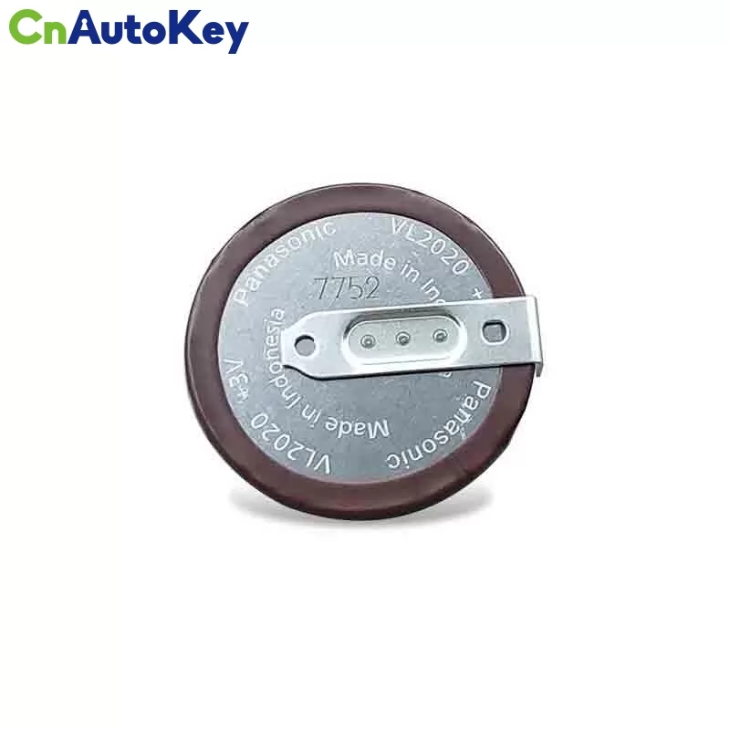 cnb101 VL2020 3V 20mAh Car Key Fobs With Legs 90 degrees Rechargeable lithium button cell battery for BMW Car Key Fobs