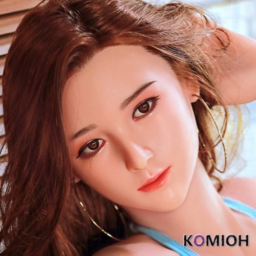 KS98 US Warehouse free shipping Komioh Dolls Implanted Hair Silicone Heads