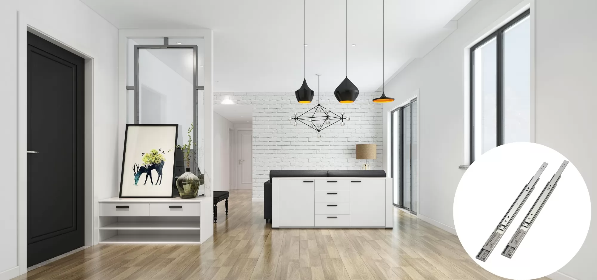 OCG Soft Close Drawer Slide