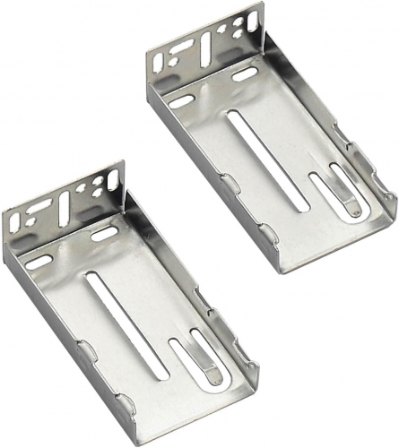 OCG 5 Pairs Rear Mounting Brackets for Drawer Slide, Ball Bearing Drawer Slide Rear Mounting Brackets for Face Frame Cabinets fit 1.77 inch(45mm) Widt