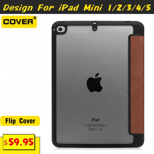 Anti-Drop Flip Cover For iPad Mini 1/2/3/4/5 With Pen Slot