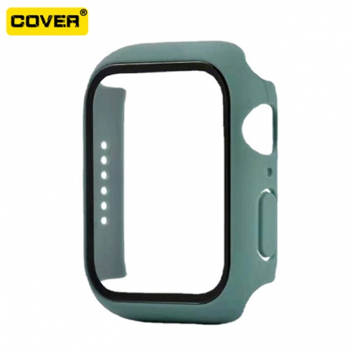 Protective Case+Tempered Glass 2 in 1 For Apple iWatch Series 1/2/3/4/5/6/SE2 38MM 42MM 40MM 44MM 41mm 45mm