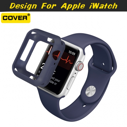 Silicone Protective Case For Apple Watch Series 6/5/4/3/2/1/SE iWatch 38mm 42mm 40mm 44mm