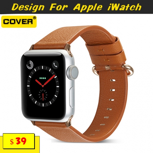 Leather Watchbands For Apple iWatch Series 1/2/3/4/5/6/SE