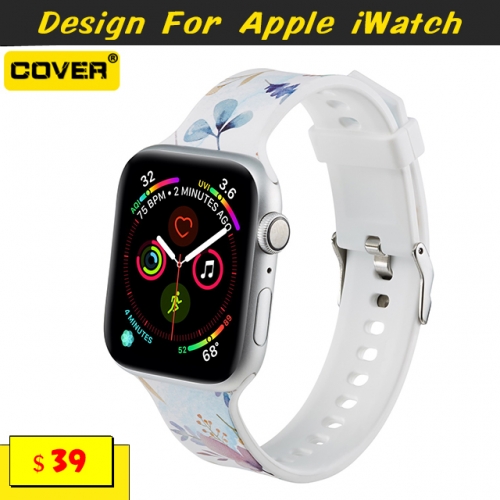 Instagram Fashion Silicone Watchbands For Apple iWatch Series 1/2/3/4/5/6/SE