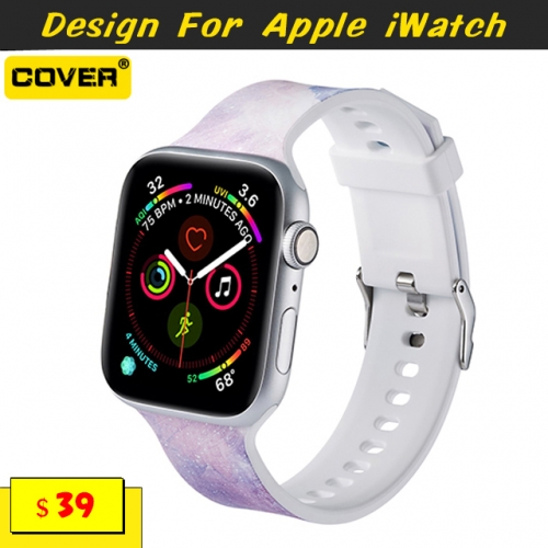 Instagram Fashion Silicone Watchbands For Apple iWatch Series 1/2/3/4/5/6/SE