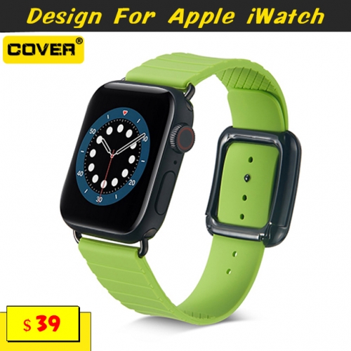Silicone Watchbands For Apple iWatch Series 1/2/3/4/5/6/SE