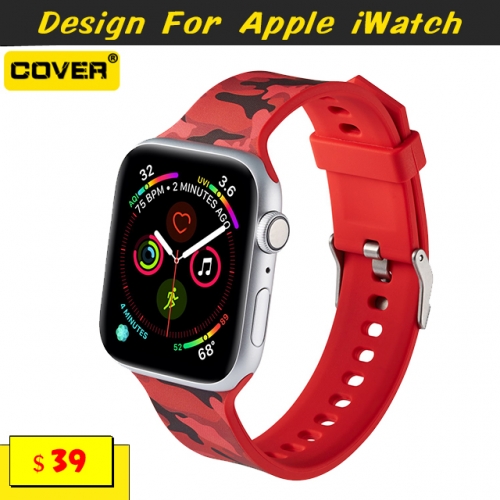 Instagram Fashion Silicone Watchbands For Apple iWatch Series 1/2/3/4/5/6/SE