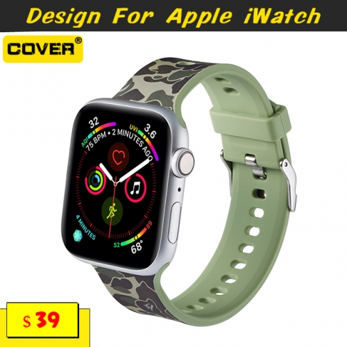 Instagram Fashion Silicone Watchbands For Apple iWatch Series 1/2/3/4/5/6/SE