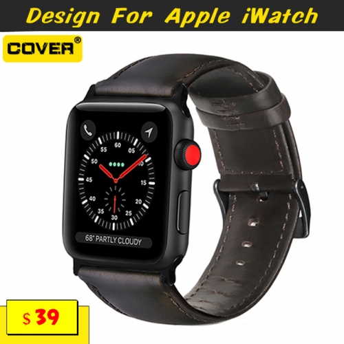 Leather Watchbands For Apple iWatch Series 1/2/3/4/5/6/SE