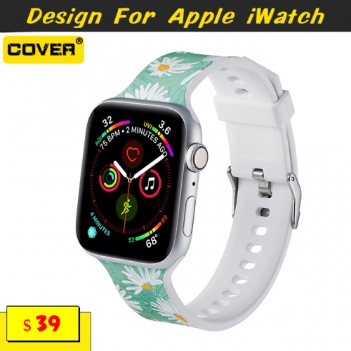 Instagram Fashion Silicone Watchbands For Apple iWatch Series 1/2/3/4/5/6/SE