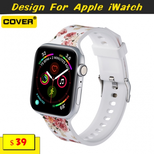 Instagram Fashion Silicone Watchbands For Apple iWatch Series 1/2/3/4/5/6/SE